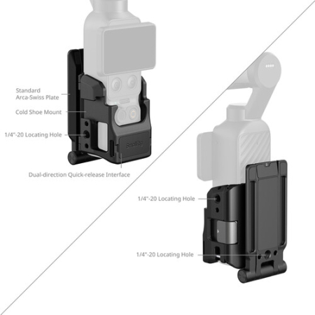 SmallRig 6003 - klatka z płytką (magnetyczną, Arca-Swiss) do DJI Osmo Pocket 4 / 3